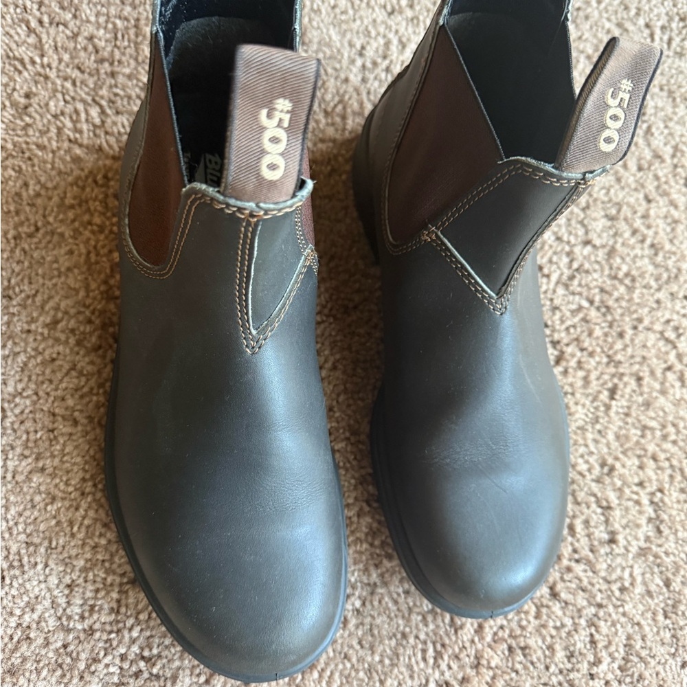 Blundstone Brown Leather Chelsea Boots